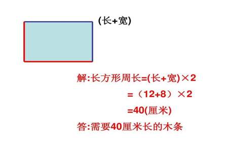 一个长方形两条邻边和是24厘米，这个长方形周长是多少厘米