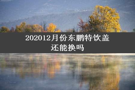 202012月份东鹏特饮盖还能换吗