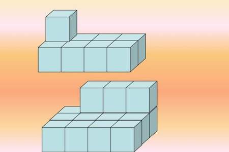 四个长方体可以拼成一个正方体四个长方体可