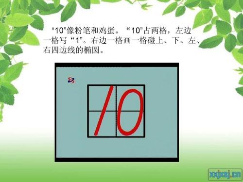 书写数字正确占格的好处