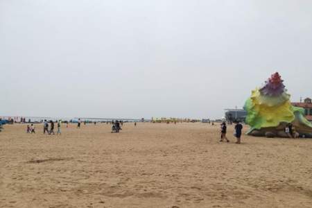 东疆湾沙滩景区7月26号几点涨潮退潮