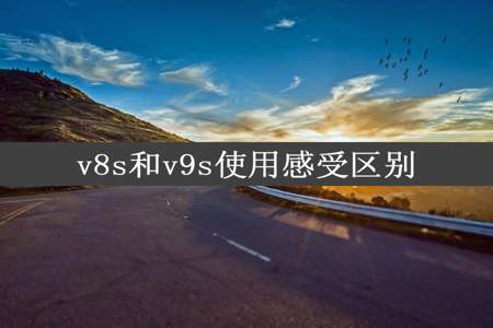 v8s和v9s使用感受区别