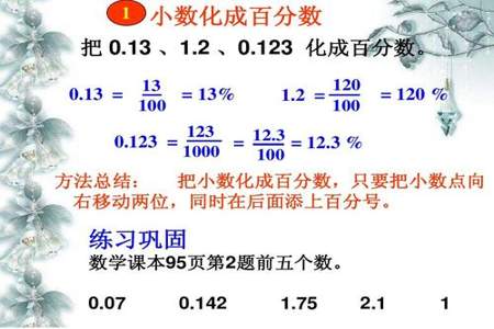 7分之1化成百分数化成小数