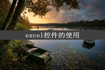 excel控件的使用