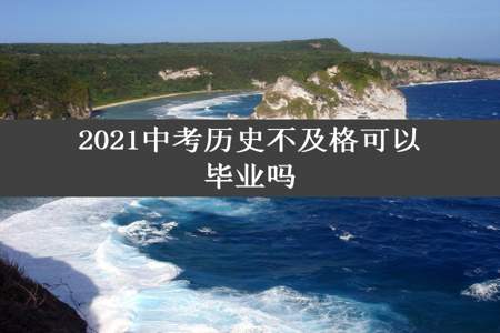 2021中考历史不及格可以毕业吗