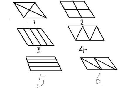 怎样把一个平行四边形分成一个平行四边形和一个三角形