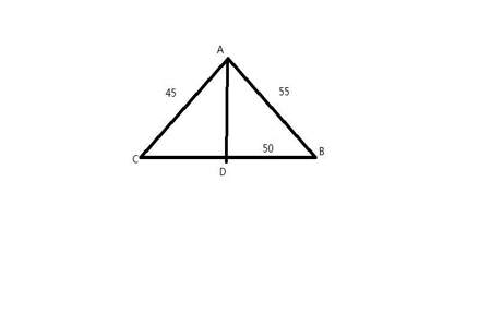 什么等于三角形高的三分之一