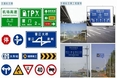 高速指示牌像门一样的标志是什么