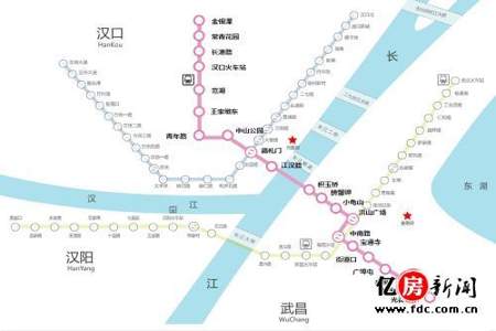 武昌火车站坐4号线转2号线怎么转最方便
