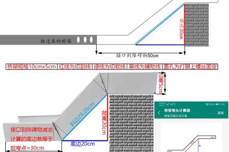 200*100的30度爬坡怎么做