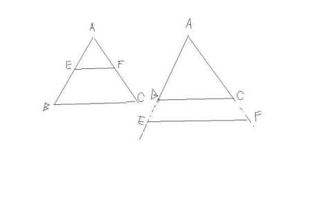 两个三角形一条线代表什么