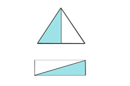 两个相同的一上一下三角形像什么