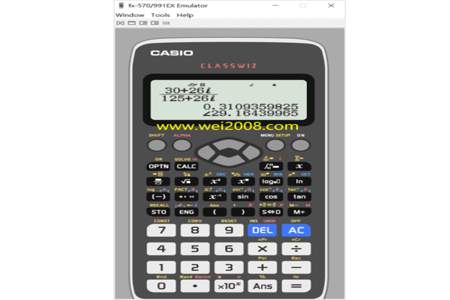 卡西欧计算器fx-50fh怎么算复数