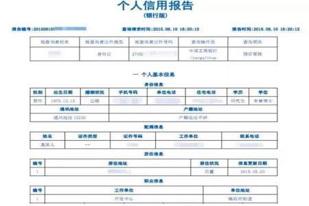 什么银行可以打个人征信详细版