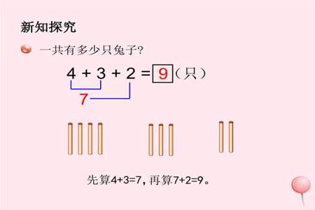 三个数连加怎么教小朋友