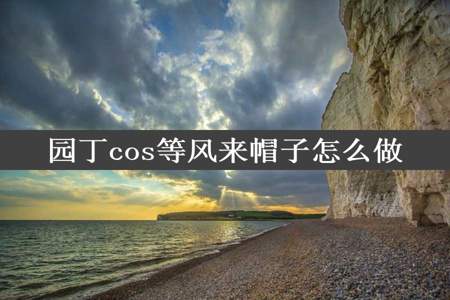 园丁cos等风来帽子怎么做