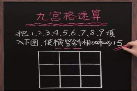 巧填九宫格中的4+16为什么是20的一半呢