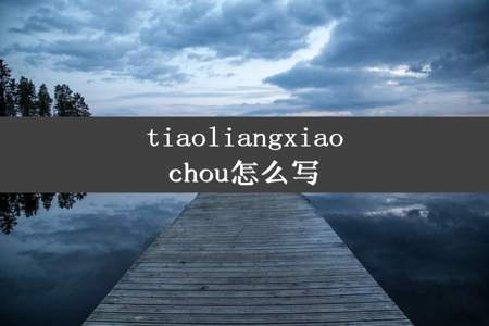 tiaoliangxiaochou怎么写