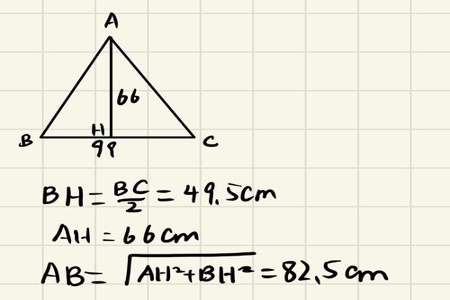 三角形有周长有底长 怎么求腰