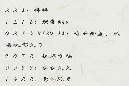 125在数字爱情密码里代表什么