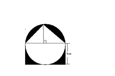 长方形中带半圆的阴影部分周长怎么算