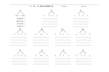 8分成和组成怎么教简单易懂