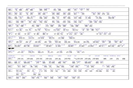 一年级外研语文生字怎么写