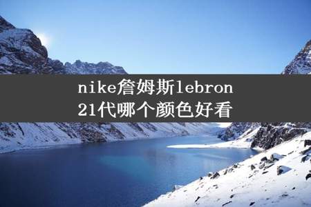 nike詹姆斯lebron21代哪个颜色好看