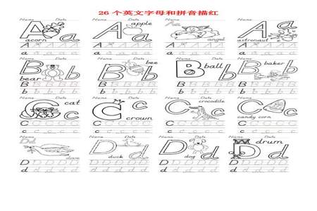 26个字母怎么能快速学会拼字