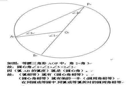 圆周角怎么找对应的角