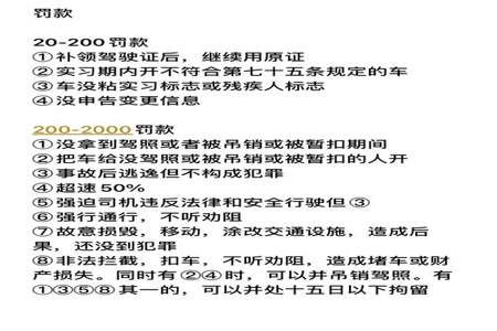 一消罚款记忆方法