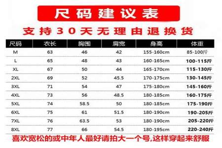 身高180体重150穿什么尺码