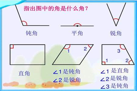 一个钝角不可能分成什么角