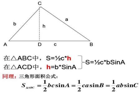 三角形的面积公式是什么