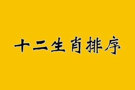 12个属相是怎么排的