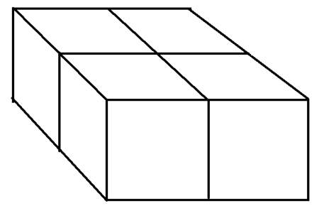 三个正方体能拼成个什么