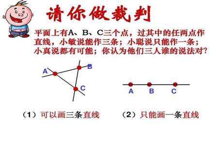 线段可以看是直线上两点和什么的部分