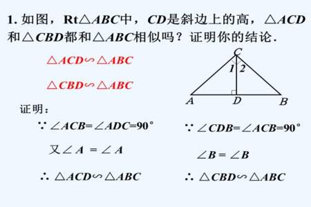 相似三角形有哪些定理