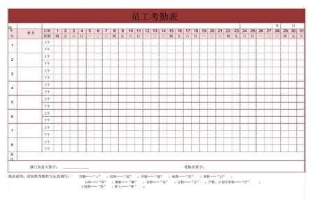 考勤内容怎么跟着月份变动