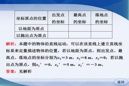 高中物理位移的定义是什么