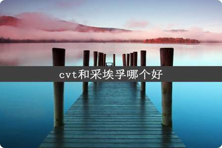 cvt和采埃孚哪个好