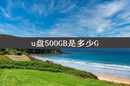 u盘500GB是多少G