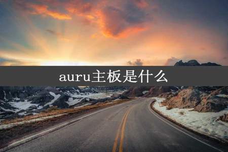 auru主板是什么