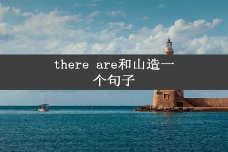 there are和山造一个句子