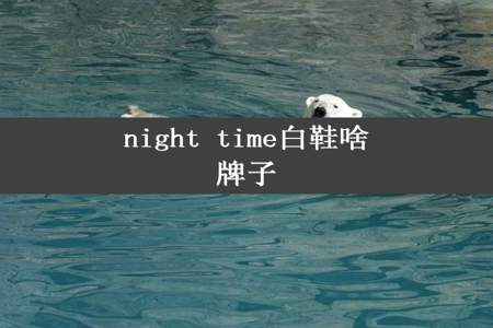 night time白鞋啥牌子