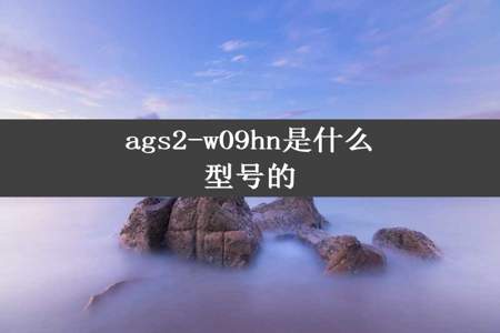 ags2-w09hn是什么型号的