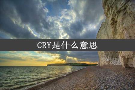 CRY是什么意思