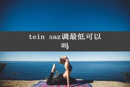 tein saz调最低可以吗