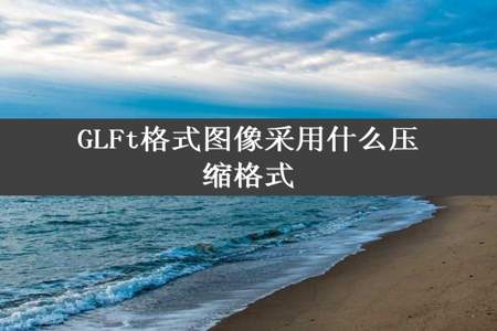 GLFt格式图像采用什么压缩格式