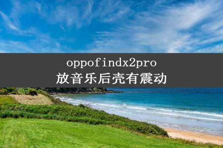 oppofindx2pro放音乐后壳有震动